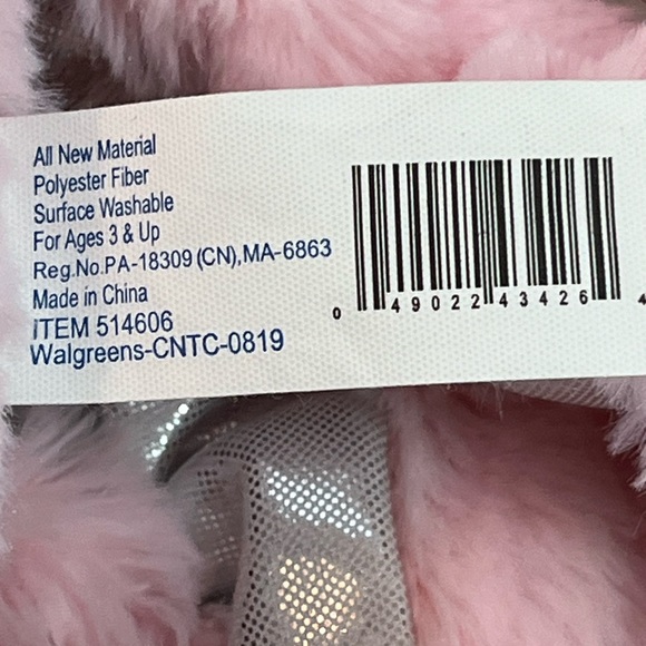 Octopus Pink Silver Plush Stuffed Animal Walgreens Soft Sea Creature Ocean Life - Picture 9 of 13